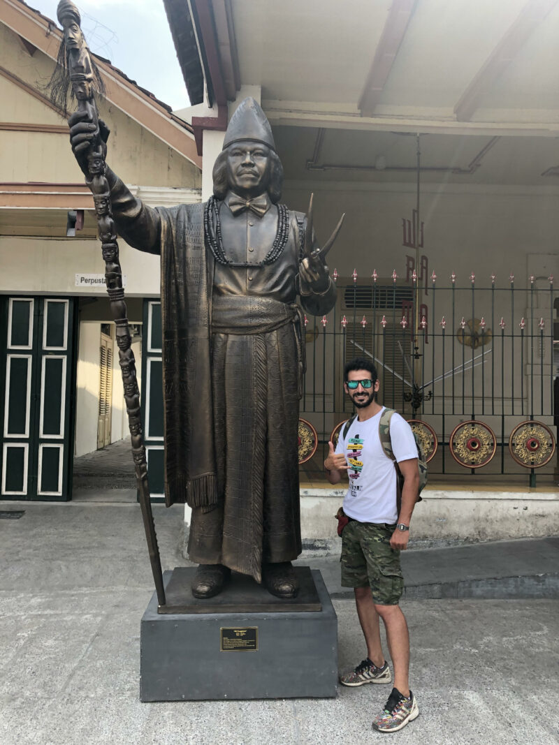 estatua en Yogyakarta