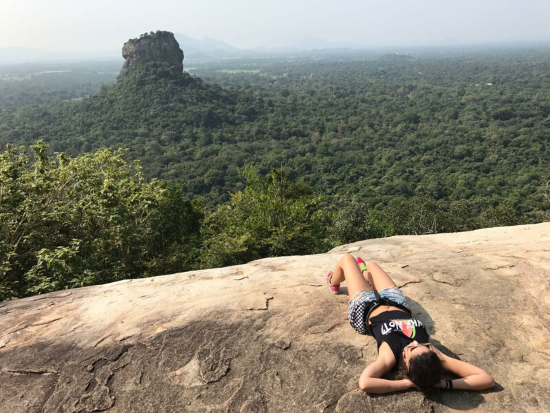 Vista de Sigiriya desde Pidurulanga.