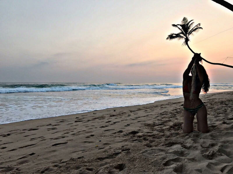 Playa de Bentota.