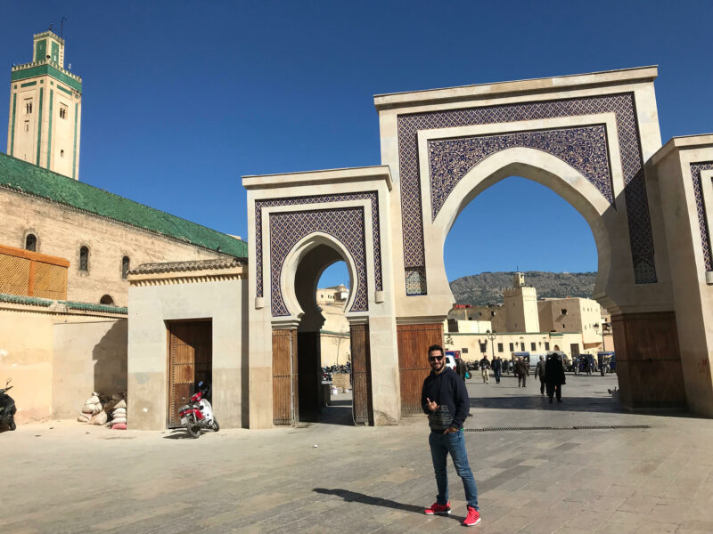 Plaza donde se sitúa el Riad