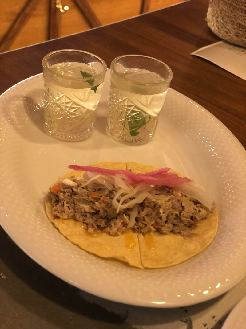 Taco de pringa.